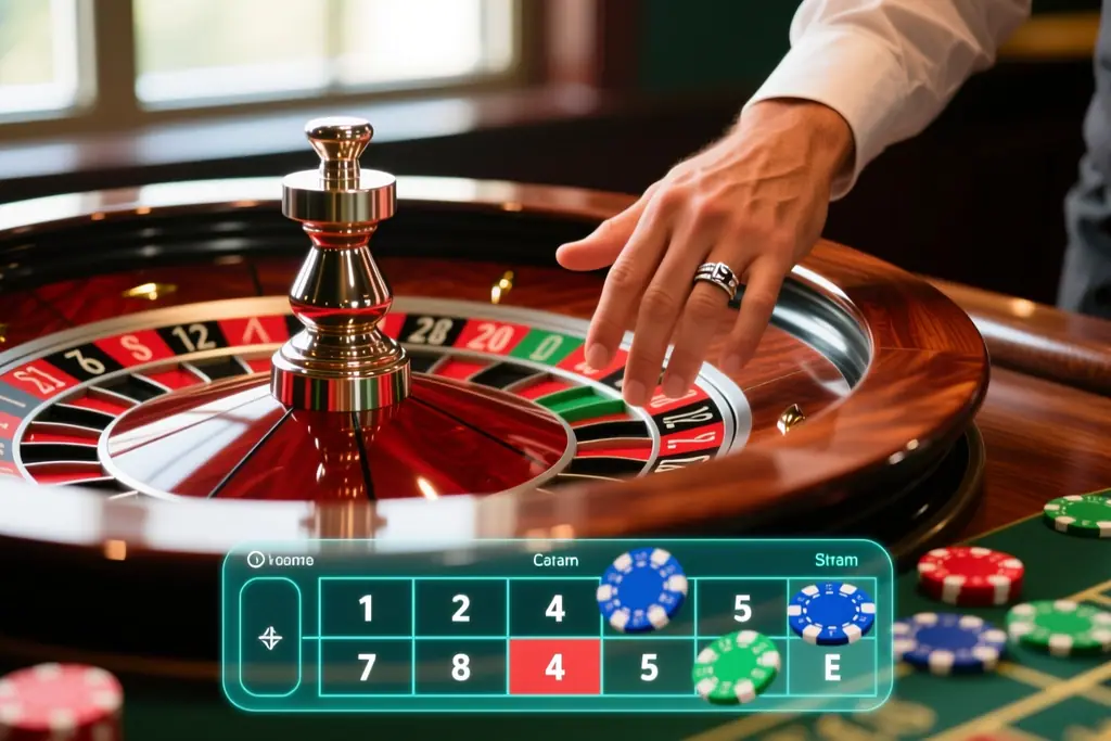 Live ruleta s živým krupiérem a sázkovým polem