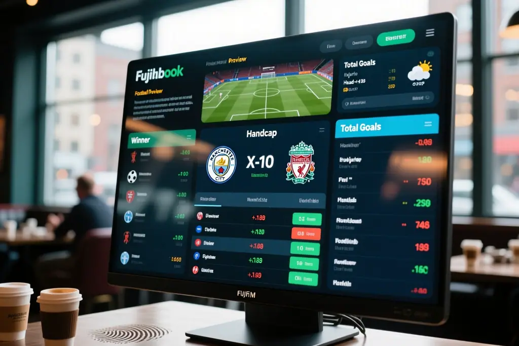 Přehled sportovních trhů a kurzů na obrazovce