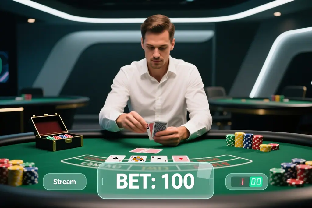 Live kasino: hra v přímém přenosu s živým krupiérem